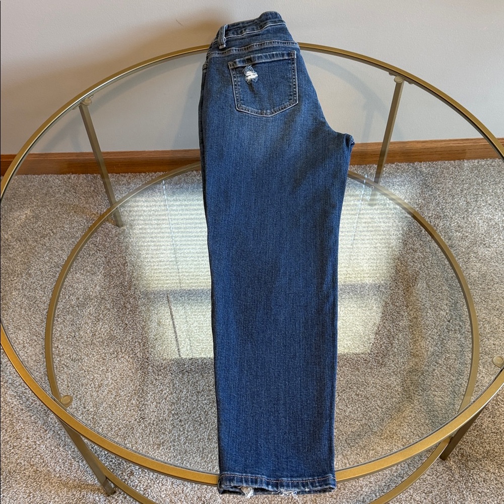 Time and Tru Mid-Rise Distressed Jeans Size 4 - Picture 14 of 16
